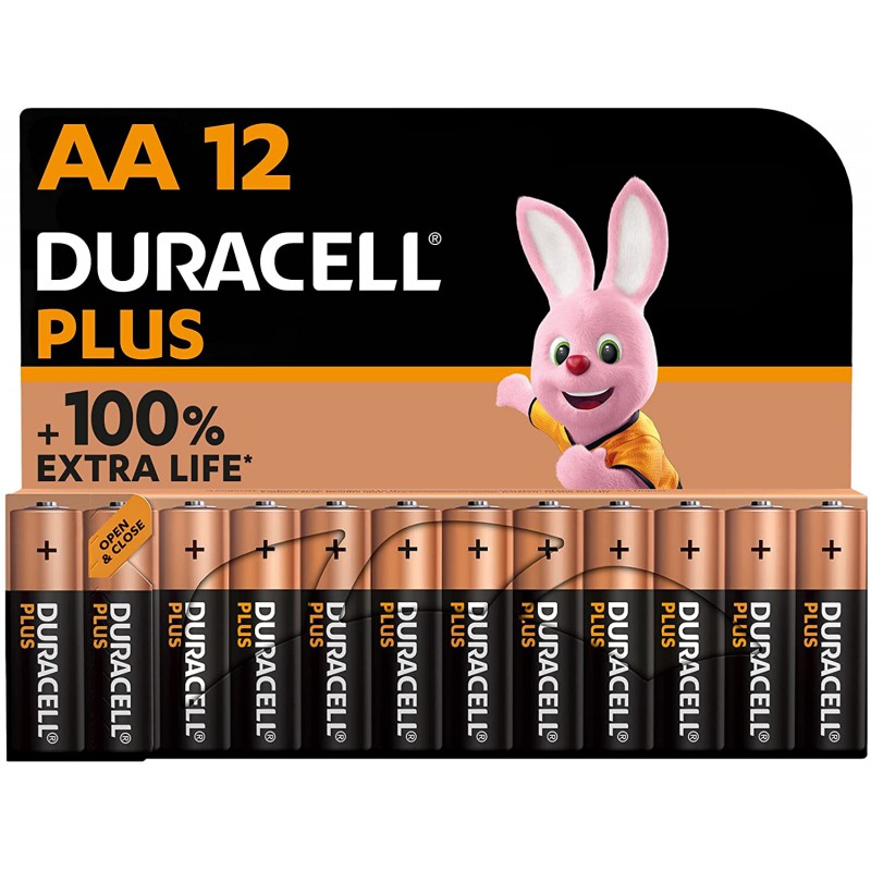 Lot de 4 piles alcalines AAA LR03 - Duracell