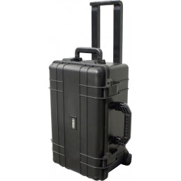 Valise étanche IP67 - 530x355x290 mm avec roulettes et poignée télescopique