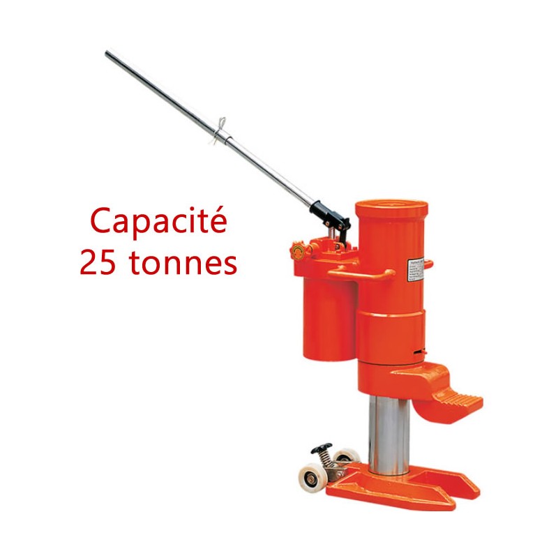 Cric hydraulique • 3 tonnes • compact et robuste • levée de 135 à