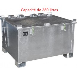 Conteneur de stockage 280 litres pour batteries au lithium-ion
