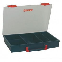 Boîte de rangement avec 3 compartiments fixes Boîte de rangement av